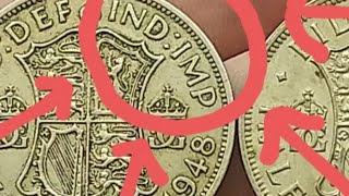 What does IND IMP mean on coins Comparing a 1948 amp 1949 Half Crown coins [upl. by Goldman]