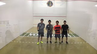 2019 AllJapan Racquetball National Doubles [upl. by Goddart]