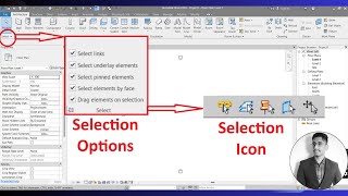 Revit Selection Options  Select links  Select underlay elements [upl. by Anicnarf]