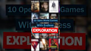 10 Open World GAMES To Get Lost into [upl. by Odraude]