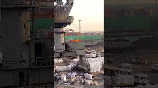 Port 🤟 kandlaport ship loading fypシ゚viral shortvideo vairalvideo [upl. by Narba41]