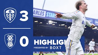 Highlights Leeds United 30 Rotherham United  Summerville double and Bamford goal [upl. by Aicileb59]