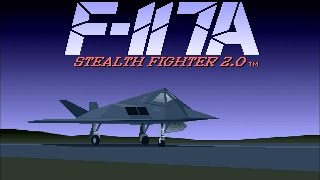 F117A Stealth Fighter 20 Intro DOS Microprose 1991 [upl. by Zins]