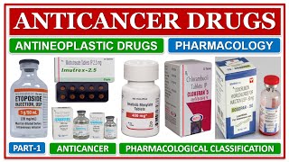 ANTICANCER DRUGS ANTINEOPLASTIC DRUGS MEDICINES USE TO TREAT CANCERPHARMACOLOGICAL CLASSIFICATION [upl. by Doug]