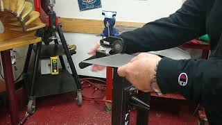 Using Dagger Tools sheet metal rotary hand shear [upl. by Biegel]