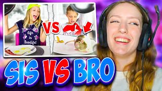 Karina Reacts to the Most Funny Gummy vs Real Food SIS vs BRO videos [upl. by Iny273]