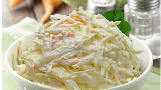 Coleslaw recipe  3 tips for worlds best slaw [upl. by Eilzel639]