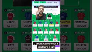 Laterisers Latest Gameeek 6 Wildcard Draft FPL fplcommunity fantasypremierleague [upl. by Nedroj]