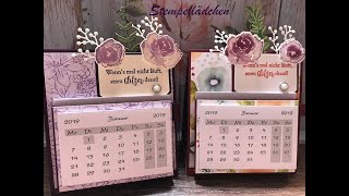 Tischkalender mit Notizzettelhalter [upl. by Lepper]