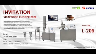 Sinoped machine 2024 Vitafoods Europe Switzerlan Eshibition [upl. by Floeter809]