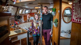 Living Full Time on 41ft Sailboat and Sailing around the World  Sailboat Tour and documentary [upl. by Tadd]