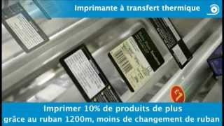 Imprimante Transfert Thermique Videojet [upl. by Aidualk]