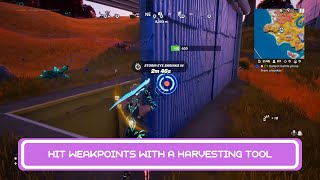 Hit Weakpoints With A Harvesting Tool  Milestones  Fortnite Chapter 3 Season 4 [upl. by Marven]