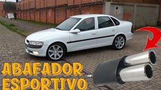 Abafador esportivo com saída dupla no vectra 22 [upl. by Hally727]