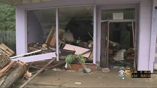 Guerneville Residents Survey Damage As Russian River Flood Waters Recede [upl. by Siulesoj]