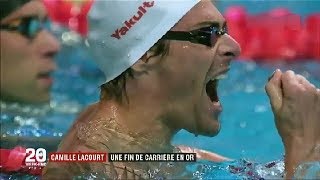 Le français CAMILLE LACOURT Médaille dor 50 mètres dos championnat du monde  30 juillet 2017 [upl. by Llyrat295]