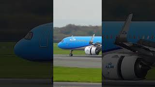 STUNNING KLM Airbus A321 Neo Landing ✈️💙 [upl. by Ytiak]