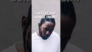 The Fastest Rap Songs to Hit 100 Million Streams [upl. by Biddy]