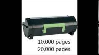 Lexmark MS610 Toner 50F2X00 [upl. by Hurty733]