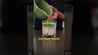 Best Homemade Iced Matcha Latte Ever matcha latte recipe shorts [upl. by Ajile]