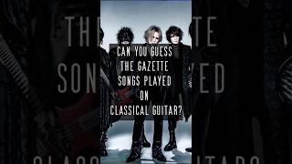 The Gazette quiz thegazette gazette visualkei jrock [upl. by Groh]