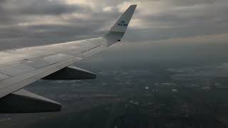 KLM Royal Dutch Airlines flight KL1821 takeoff from Amsterdam Airport Schiphol AMS  AMSTXL [upl. by Loydie936]