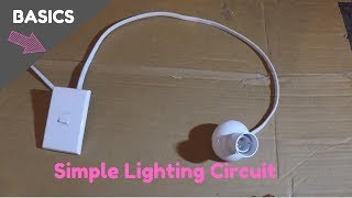 Basics Wiring a Lighting Circuit [upl. by Gena]