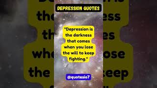 Five Depression Quotes That Capture What Youre Feeling [upl. by Nahtan359]