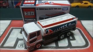 Caltex exclusiveTomica unboxing  UD truck Quon Caltex Tank Lorry [upl. by Meesaw]