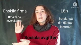 AVGIFTER SOCIALA SKYDDSNÄTET ARBETSGIVARAVGIFTER amp EGEN AVGIFTER VAD ÄR DET [upl. by Wulf271]