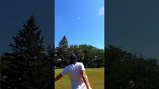 Guy Does Frisbee Boomerang Trick skill frisbee [upl. by Ielarol]