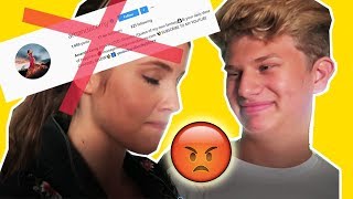 MY INSTAGRAM GOT DELETED PRANK WARS w TEAM10  Amanda Cerny ft Jake Paul Erika Costell [upl. by Derian414]