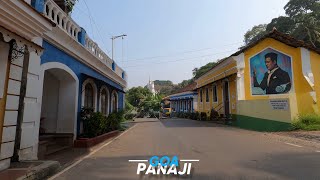 Places to Visit in Goa  Fontainhas Heritage Driving Tour  4K  PanajiPanjim [upl. by Ollopa]