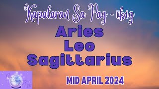 FIRE SIGNS MID APRIL 2024 Aries Leo Sagittarius  Kapalaran Sa Pag Ibig  Tarot Card Reading [upl. by Benil193]