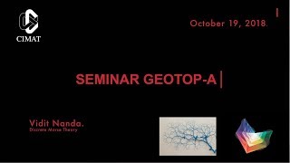 GEOTOP A SEMINAR Vidit Nanda  Discrete Morse Theory October 19 [upl. by Martinez]