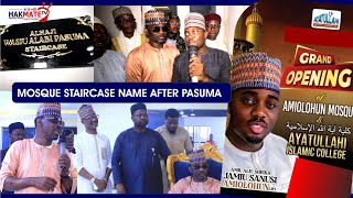 OGANLA PASUMA HONOURED WITH DOOR amp STAIRCASE AT AMI OLOHUN NEW MOSQUE [upl. by Garda69]