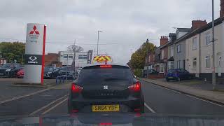 dashcam burbage to stanton under Bardon October 29th 2024 stuck skip lorry nailstone [upl. by Lenaj]