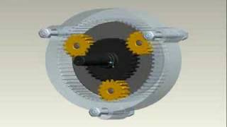 Planetary Gearbox Animation [upl. by Ahsuatan901]