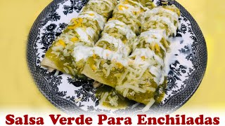 Salsa Verde para Enchiladas [upl. by Billi]