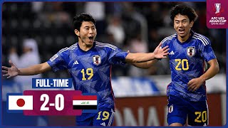 AFCU23  SFinal  Japan 2  0 Iraq [upl. by Farah]