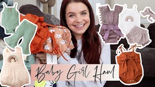 PAT PAT BABY GIRL SUMMER 2022 CLOTHING HAUL Pat Pat Clothing Review [upl. by Llehcar]