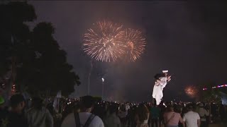 Big Bay Boom  Largest firework show in western US dazzles thousands [upl. by Iorgos]