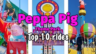 Top 10 rides at Peppa Pig Theme Park  Florida  2022 [upl. by Palm507]