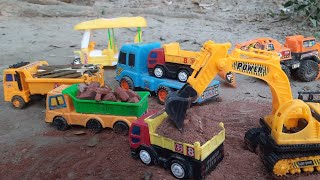 Dumper Truck Diy tractor Excavator Crane Truck school bus Mixer Truck  Oct 31 20241255 AM [upl. by Anderer]