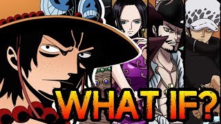 WHAT IF Ace Joined The Seven Warlords  One Piece Discussion  Tekking101 [upl. by Enialedam]