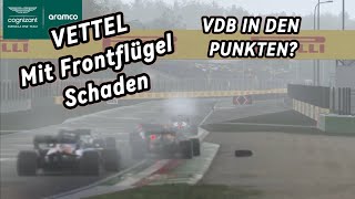 Regen Rennen in Imola F1 2021 Karriere [upl. by Earvin]