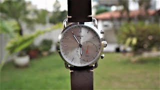 Fossil Q Commuter Hybrid Smartwatch Review [upl. by Hameean]