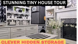 Absolutely stunning tiny house with ingenious hidden storage ideas [upl. by Nialb]