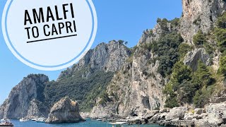 Day Trip to Capri from Amalfiis it worth it [upl. by Rosa]