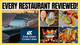 Fred Olsen Cruise Food Every Restaurant Reviewed [upl. by Nnylacissej456]